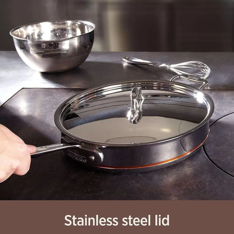 All-Clad Fry Pans & Skillets<Copper Core 5-Ply Bonded Cookware, Fry Pan, 12 Inch