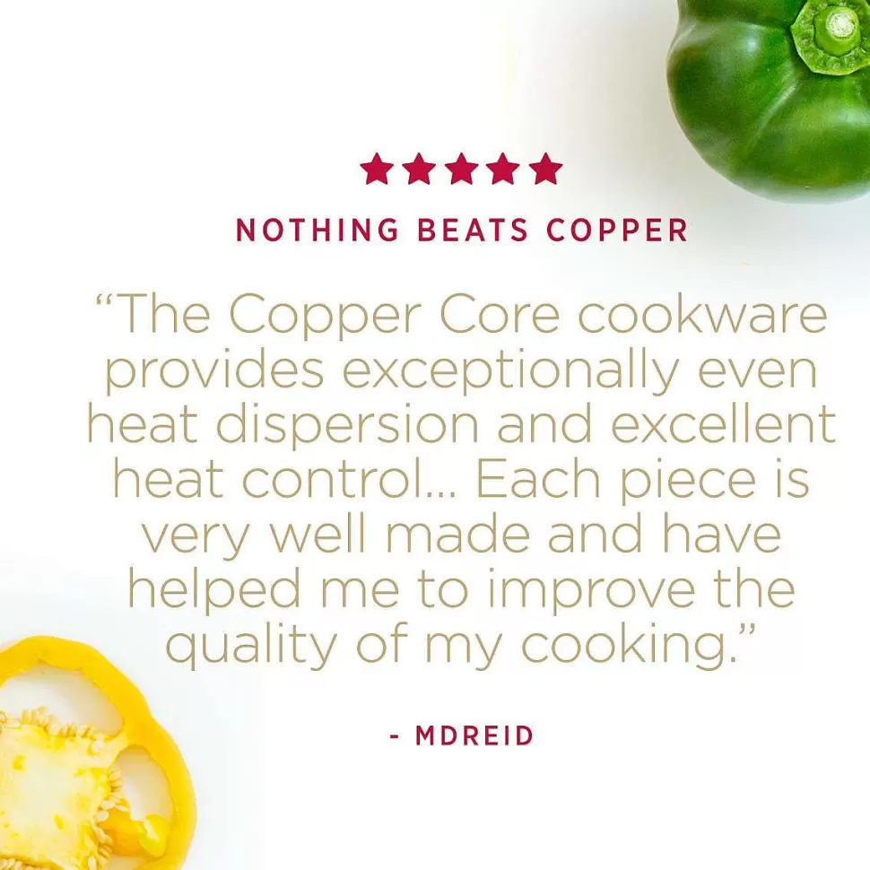 All-Clad Sauce Pans & Sauciers<Copper Core 5-Ply Bonded Cookware, Sauce Pan With Lid, 2 Quart