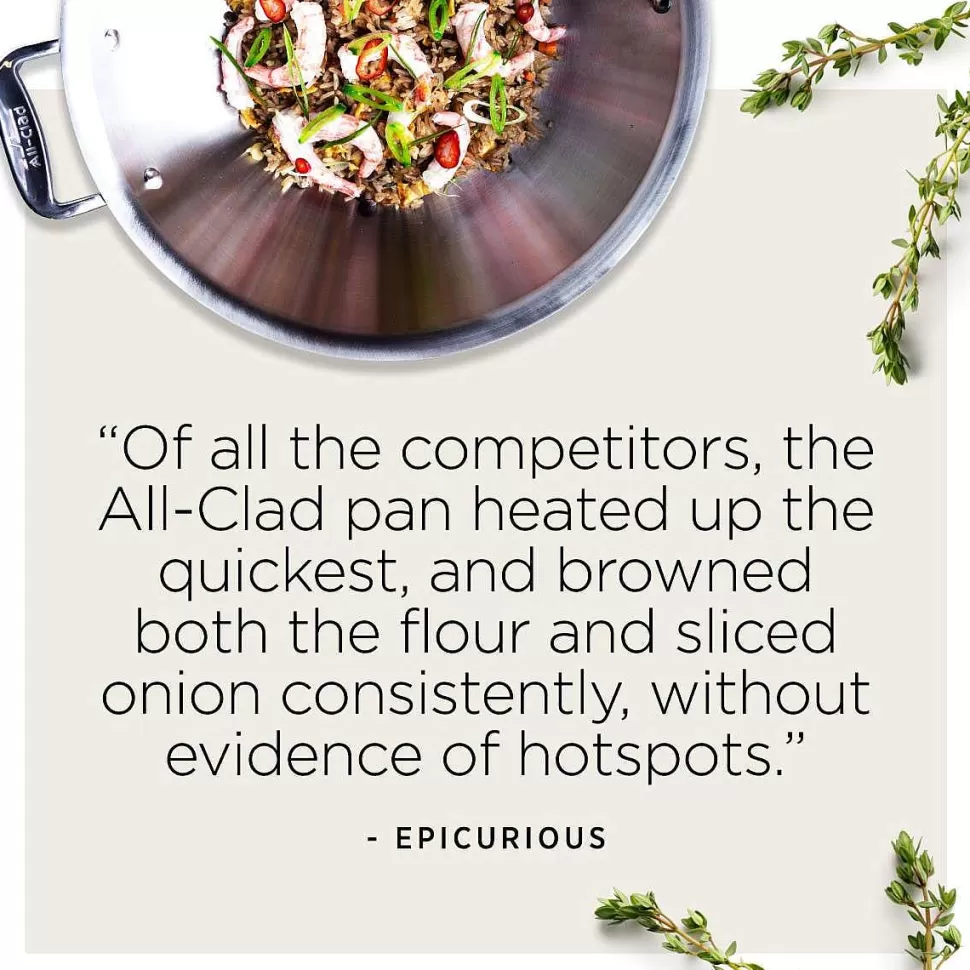 All-Clad Sauce Pans & Sauciers<Copper Core 5-Ply Bonded Cookware, Sauce Pan With Lid, 3 Quart