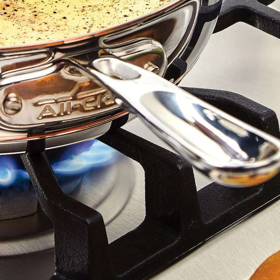 All-Clad Saute Pans<Copper Core 5-Ply Bonded Cookware, Saute Pan With Lid, 3 Quart