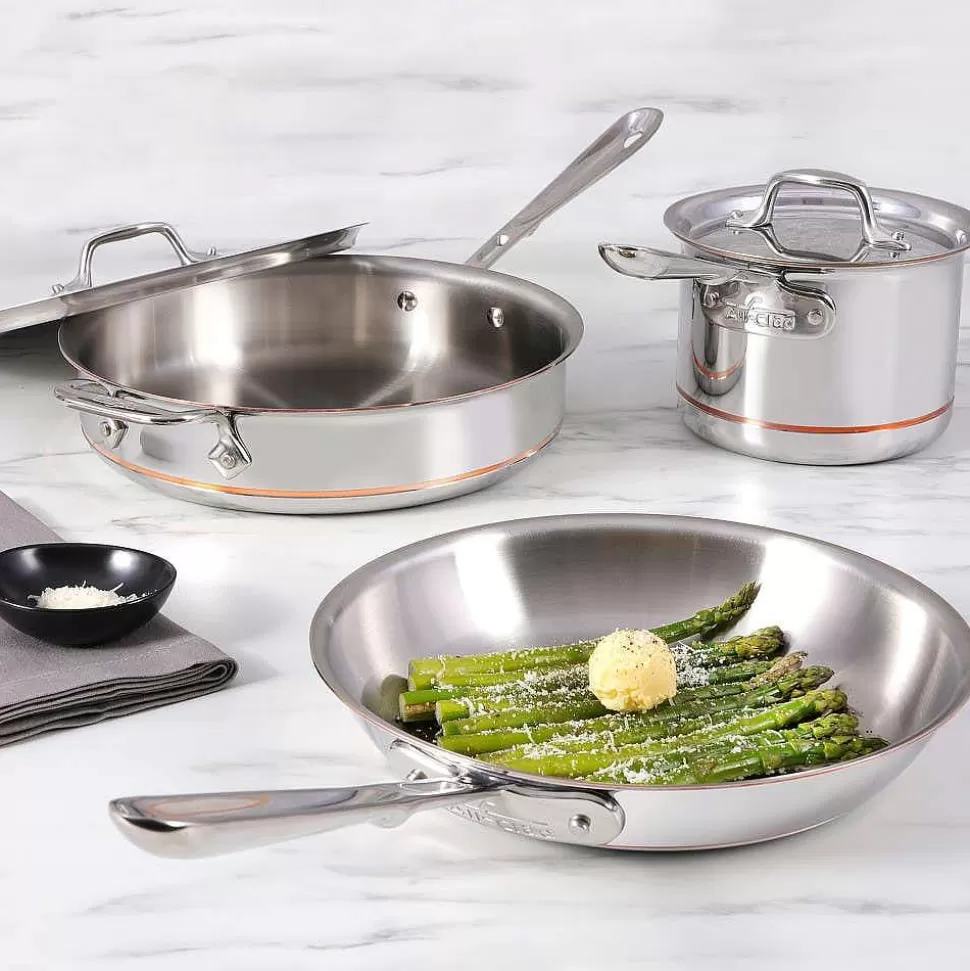 All-Clad Cookware Sets<Copper Core 5-Ply Bonded Cookware Set, 5 Piece