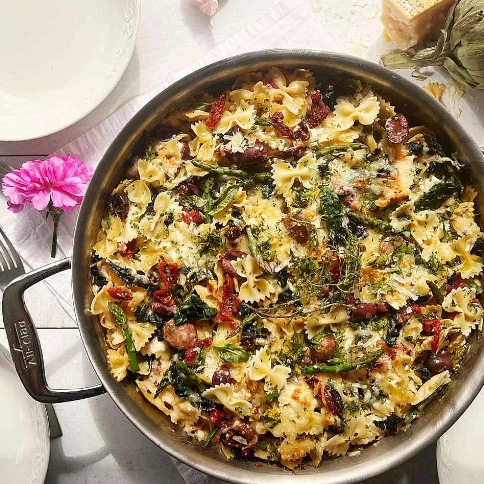 All-Clad Saute Pans<D3 Stainless 3-Ply Bonded Cookware, Mother Of All Pans With Lid, 6 Quart