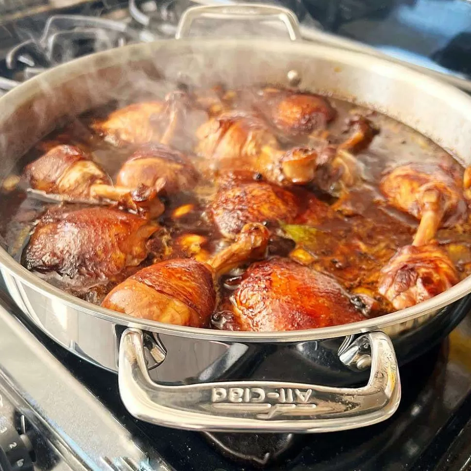 All-Clad Saute Pans<D3 Stainless 3-Ply Bonded Cookware, Mother Of All Pans With Lid, 6 Quart