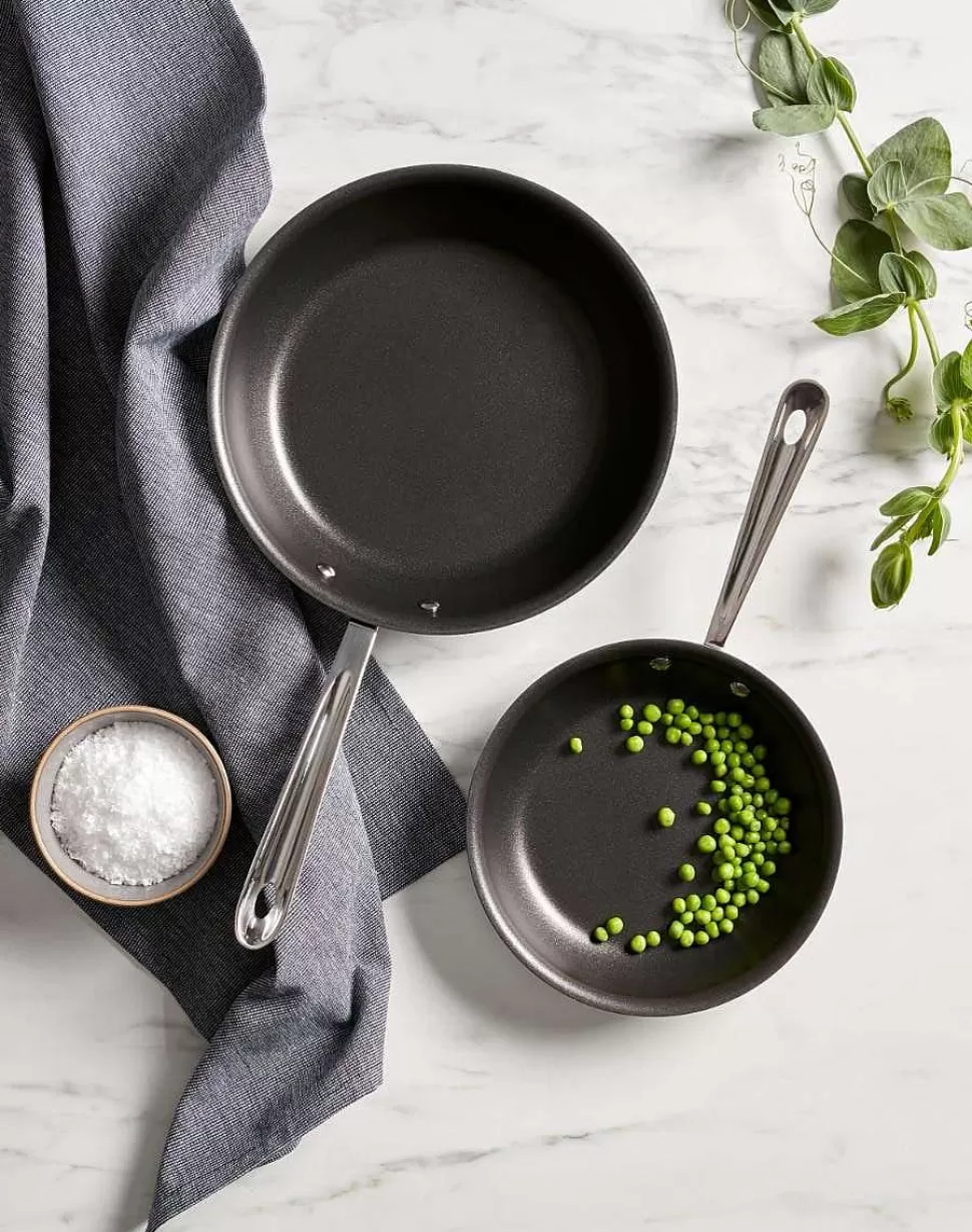 All-Clad Fry Pans & Skillets<D3 Stainless 3-Ply Bonded Cookware, Nonstick 2 Piece Fry Pan Set, 8 & 10 Inch