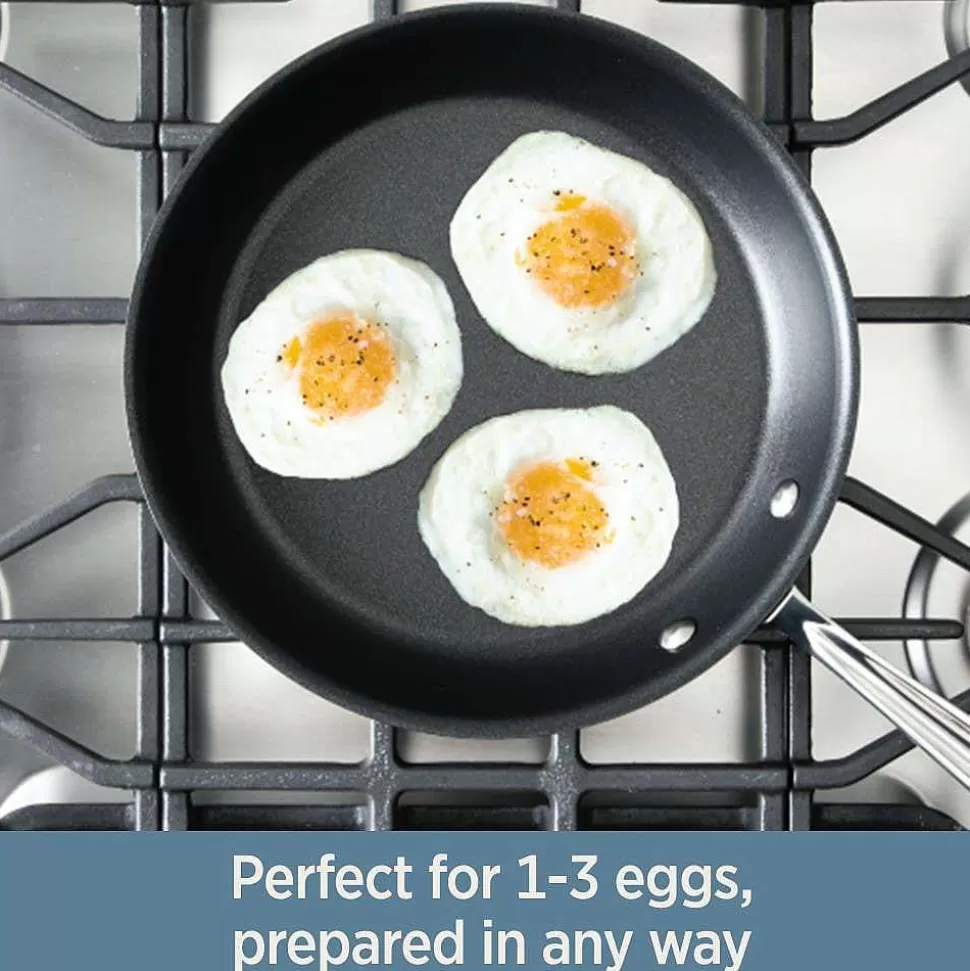 All-Clad Fry Pans & Skillets<D3 Stainless 3-Ply Bonded Cookware, Nonstick Egg Perfect Pan, 9 Inch
