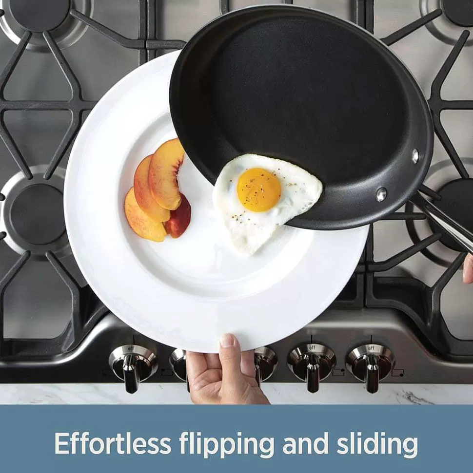 All-Clad Fry Pans & Skillets<D3 Stainless 3-Ply Bonded Cookware, Nonstick Egg Perfect Pan, 9 Inch