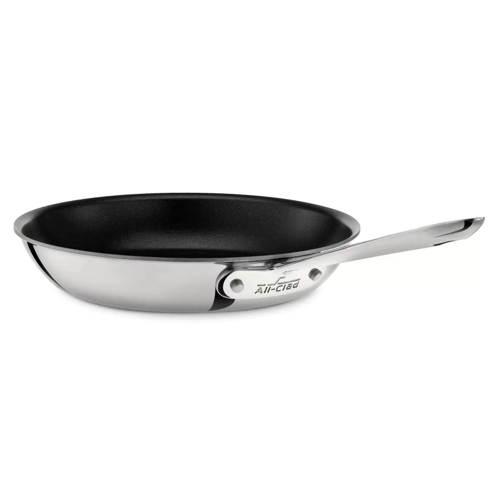 All-Clad Fry Pans & Skillets<D3 Stainless 3-Ply Bonded Cookware, Nonstick Fry Pan, 10 Inch