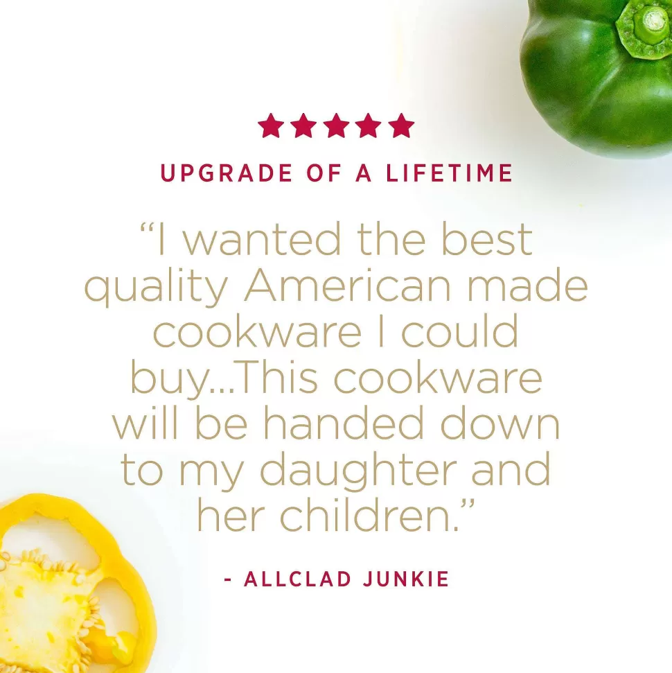 All-Clad Sauce Pans & Sauciers<D3 Stainless 3-Ply Bonded Cookware, Sauce Pan With Loop And Lid, 4 Quart