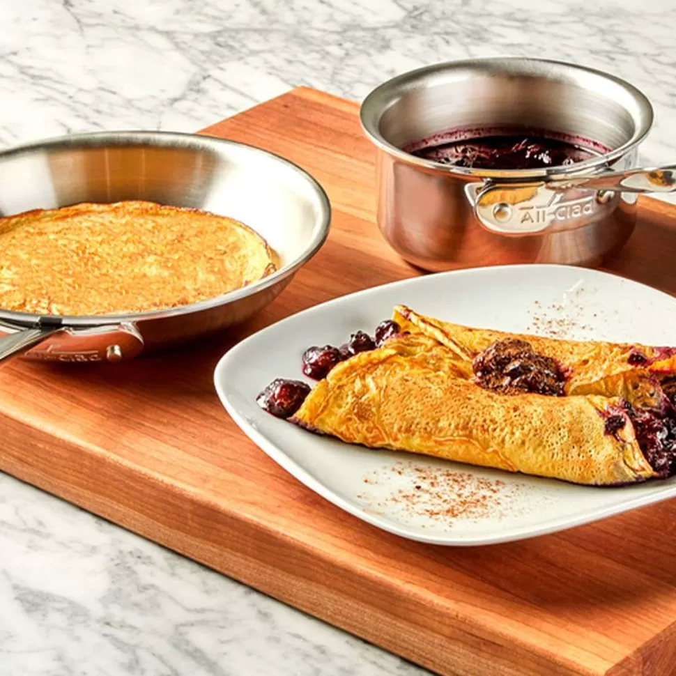 All-Clad Cookware Sets<D3 Stainless 3-Ply Bonded Cookware Set, 2 Piece Kitchen Helper Set