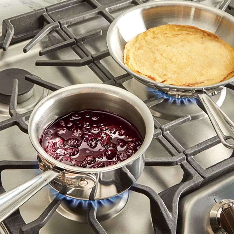 All-Clad Cookware Sets<D3 Stainless 3-Ply Bonded Cookware Set, 2 Piece Kitchen Helper Set