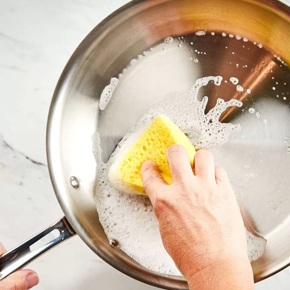 All-Clad Cookware Sets<D3 Stainless 3-Ply Bonded Cookware Set, 2 Piece Kitchen Helper Set