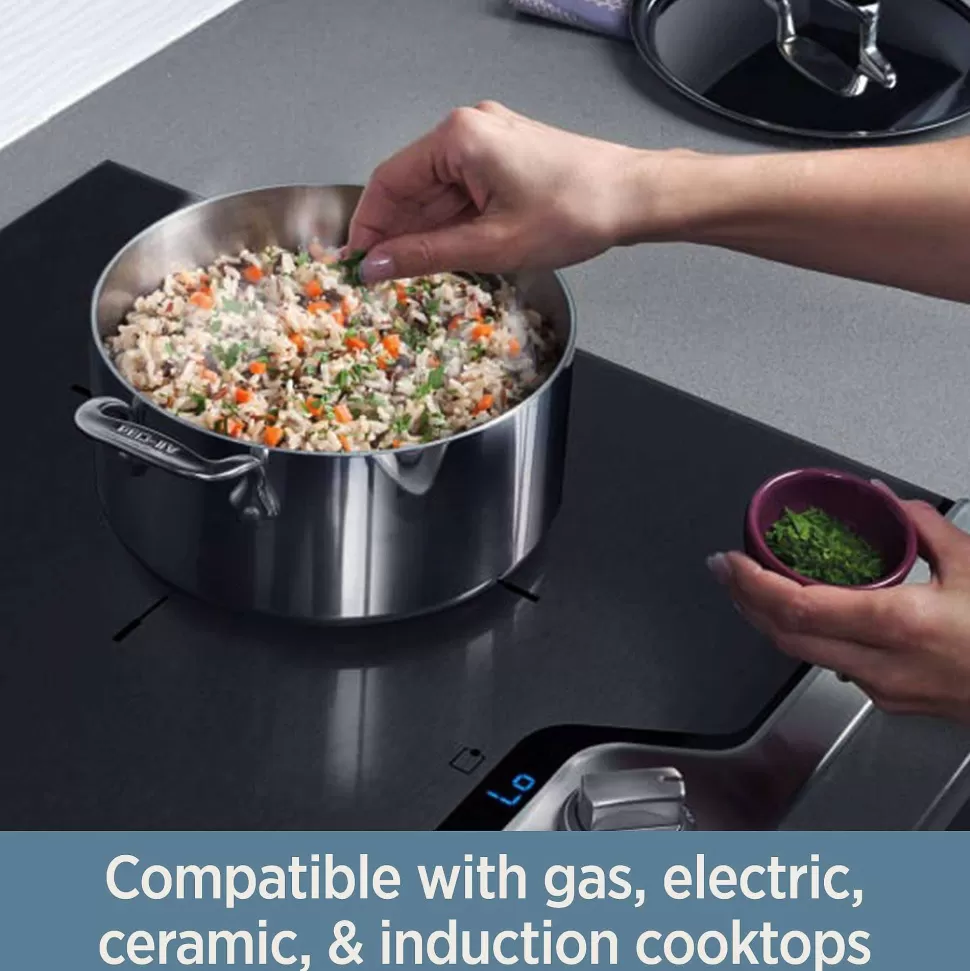 All-Clad Mother'S Day<D3 Stainless 3-Ply Bonded Cookware Set, Nonstick 2 Piece Fry Pan Set, 8 & 10 Inch