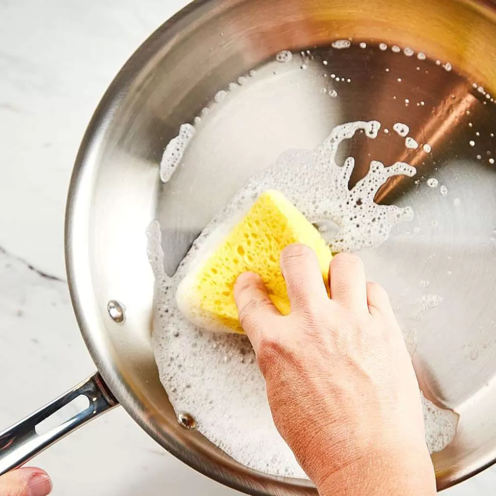 All-Clad Saute Pans<D5 Stainless Brushed 5-Ply Bonded Cookware, Saute Pan With Lid, 6 Quart
