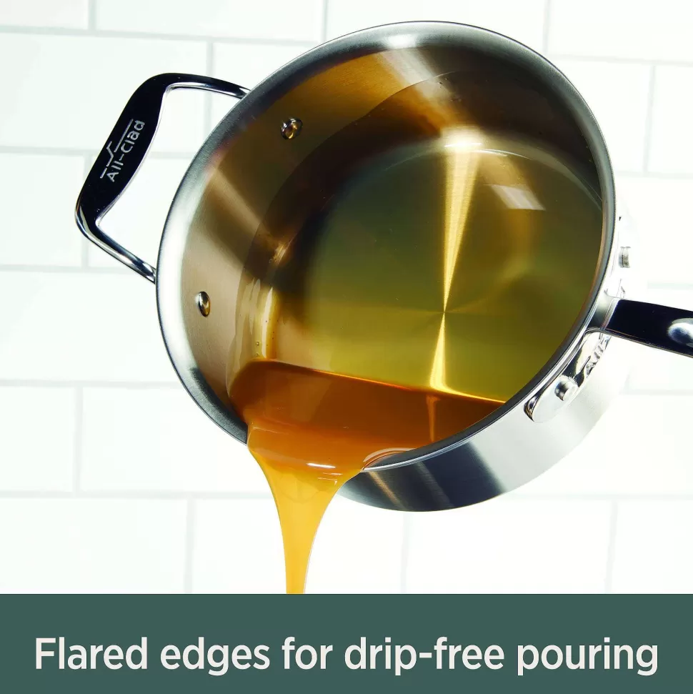 All-Clad Cookware Sets<D5 Stainless Brushed 5-Ply Bonded Cookware Set, 14 Piece Set