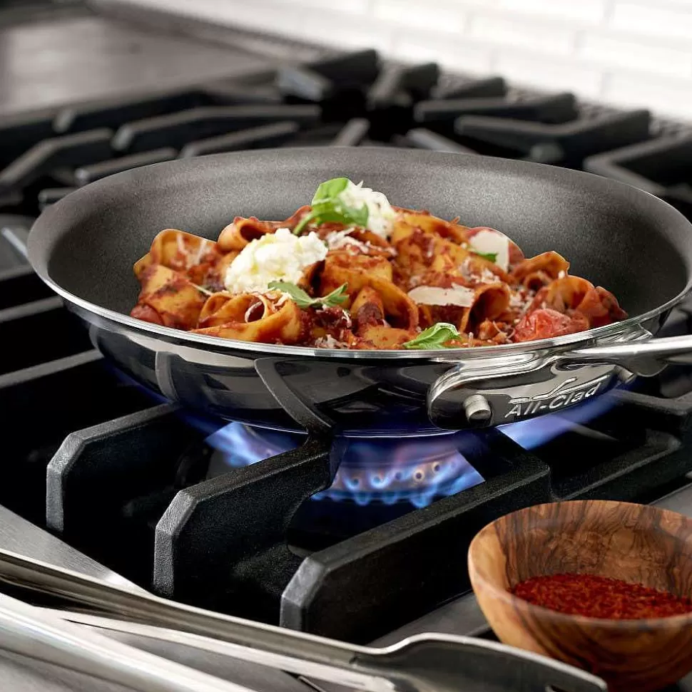 All-Clad Fry Pans & Skillets<D5 Stainless Polished 2 Piece Nonstick Fry Pan Set, 8 & 10 Inch