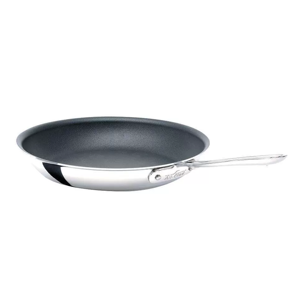 All-Clad Fry Pans & Skillets<D5 Stainless Polished 5-Ply Bonded Cookware, Nonstick Fry Pan, 12 Inch