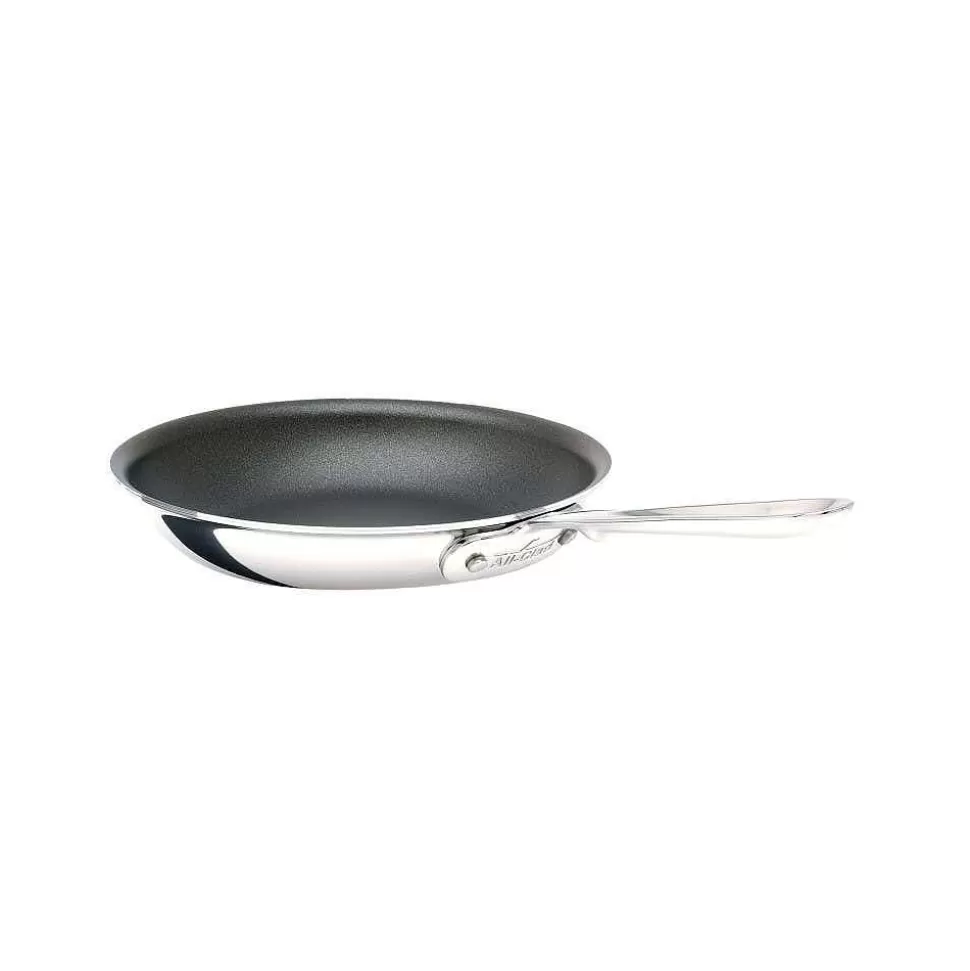 All-Clad Fry Pans & Skillets<D5 Stainless Polished 5-Ply Bonded Cookware, Nonstick Fry Pan, 8 Inch