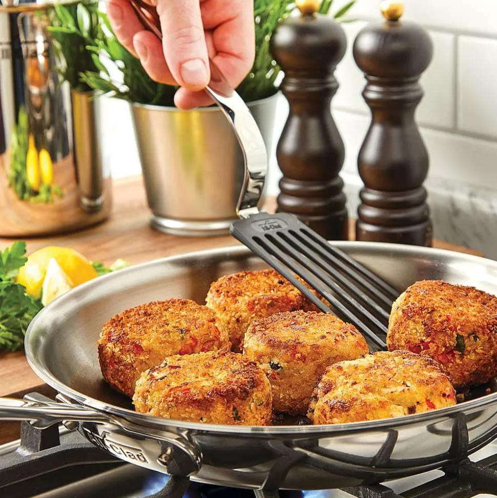 All-Clad Fry Pans & Skillets<D5 Stainless Polished 5-Ply Bonded Cookware Set, 8.5 & 10.5 Inch Deep Skillets