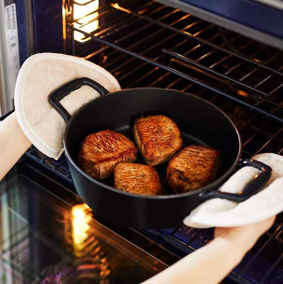 All-Clad Griddle & Grill Pans<Enameled Cast Iron, Griddle With Acacia Wood Trivet, 11 Inch