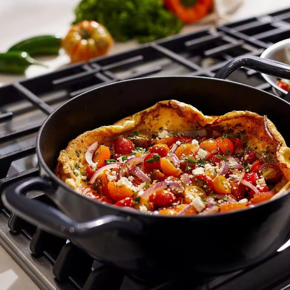 All-Clad Griddle & Grill Pans<Enameled Cast Iron, Grill Pan With Acacia Wood Trivet, 11 Inch