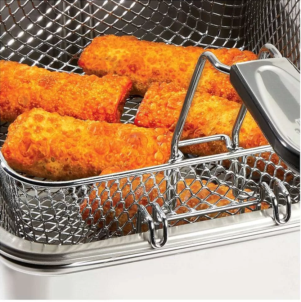 All-Clad Kitchen Electrics<Ez Clean Pro Deep Oil Fryer With Digital Timer And Oil Filtration System, 3.5 Liter