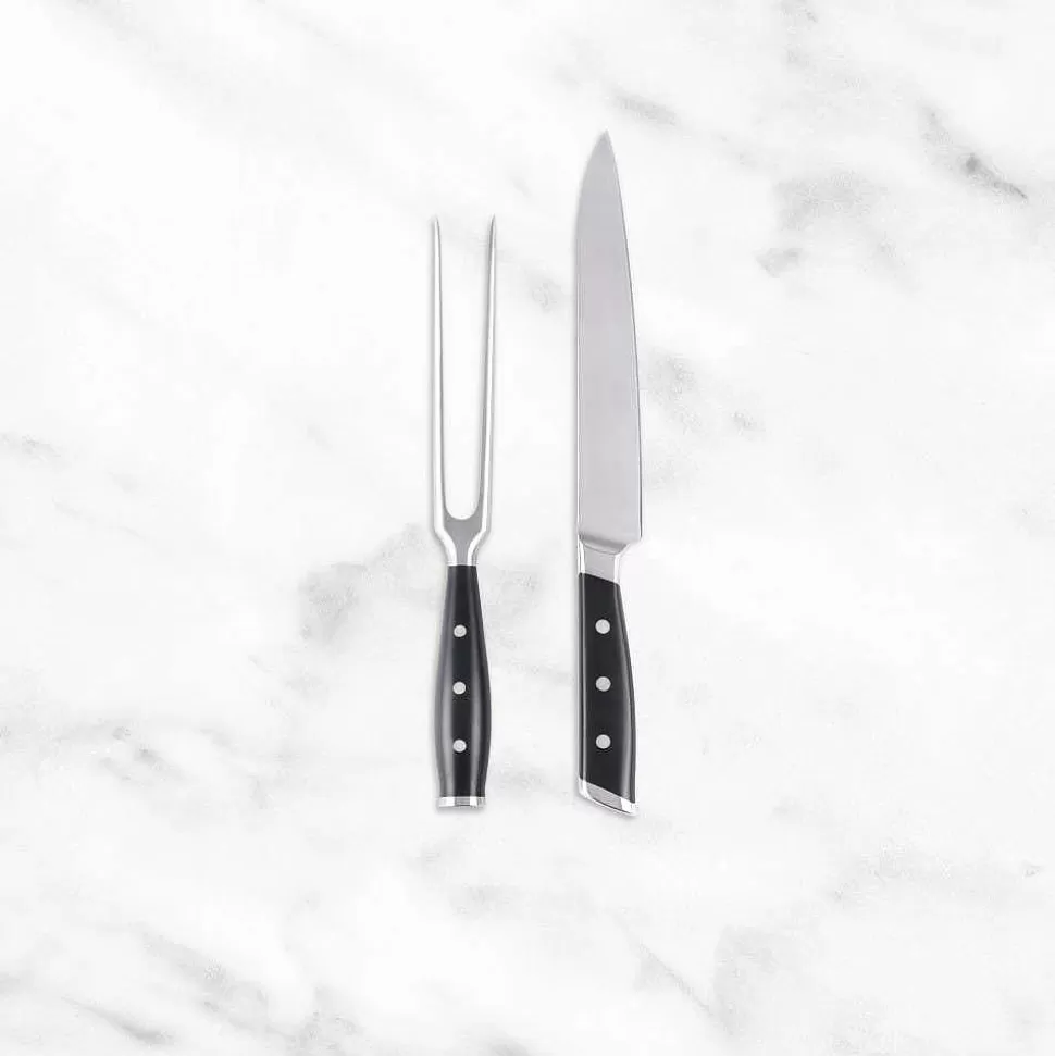 All-Clad Knives<Forged Knives Carving Set, 8 Inch Knife & 6 Inch Fork