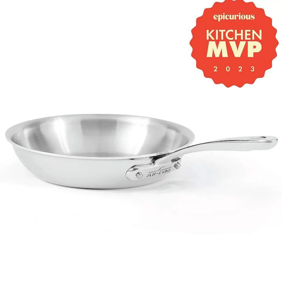All-Clad Fry Pans & Skillets<G5® Graphite Core Stainless Steel 5-Ply Bonded Cookware, Skillet, 8.5 Inch