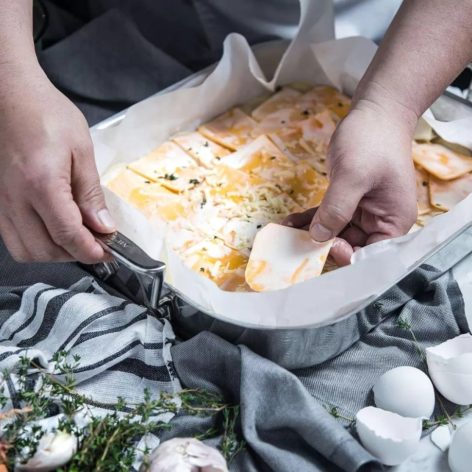 All-Clad Specialty Cookware<Gourmet Accessories, Stainless Steel Lasagna Pan With Lid, 12 X 15 X 2.75 Inch