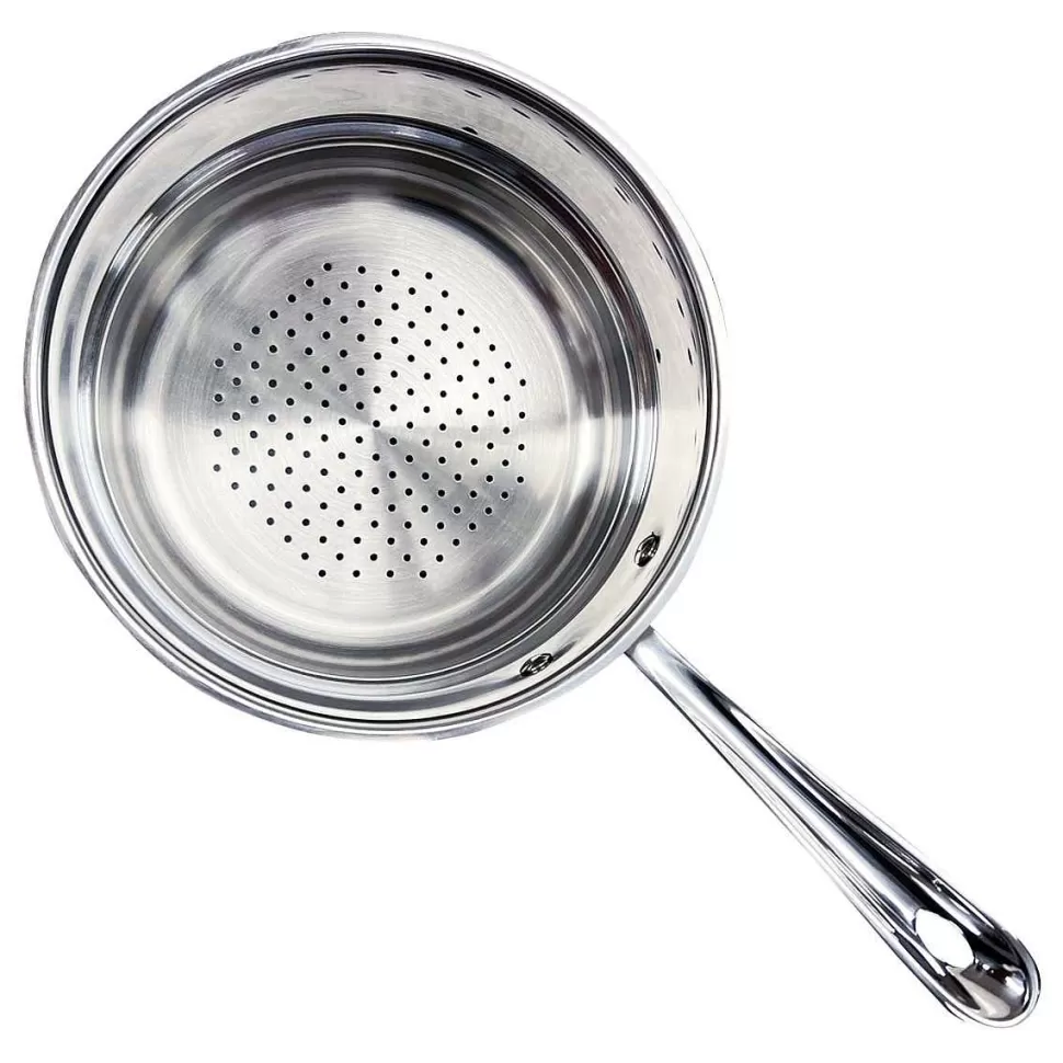 All-Clad Specialty Cookware<Gourmet Accessories, Universal Stainless Steel Steamer Insert, 8 Inch