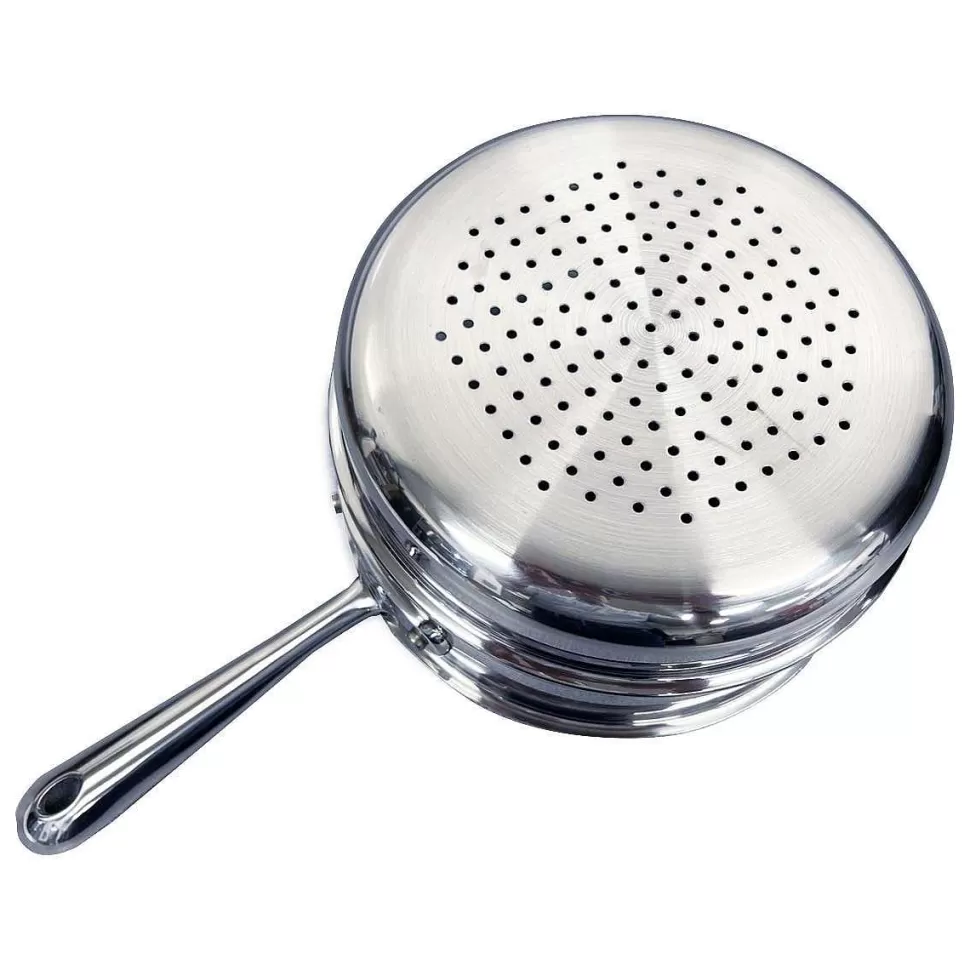 All-Clad Specialty Cookware<Gourmet Accessories, Universal Stainless Steel Steamer Insert, 8 Inch