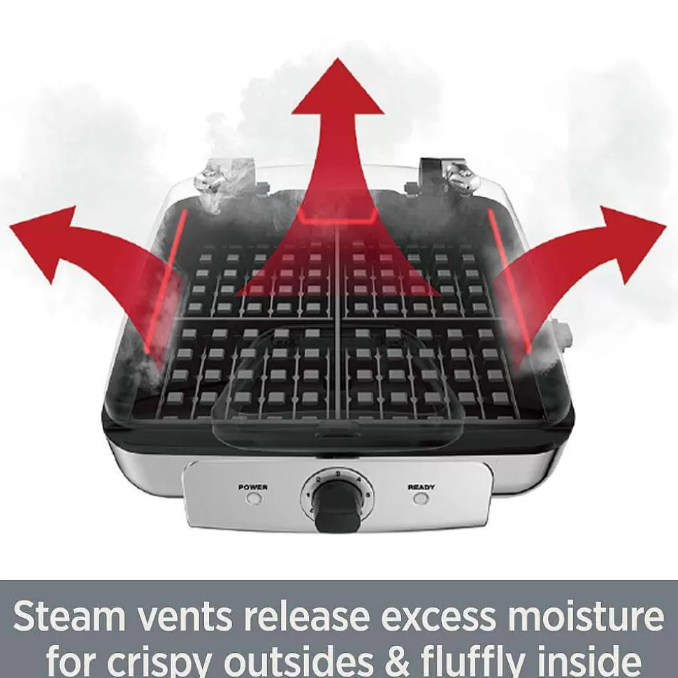 All-Clad Kitchen Electrics<Gourmet Digital Belgian Waffle Maker With Removable Plates, 4 Slice
