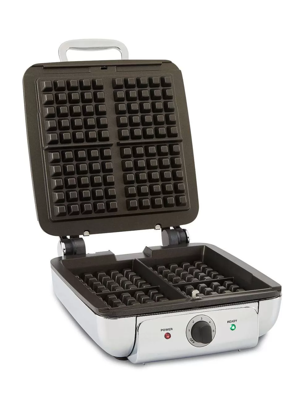 All-Clad Kitchen Electrics<Gourmet Stainless Steel Belgian Waffle Maker With Removable Plates, 4 Slice
