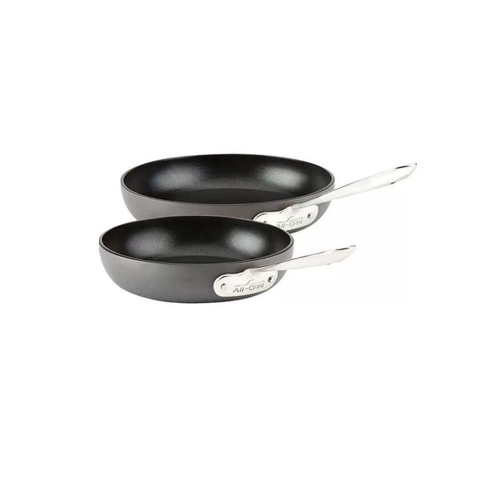 All-Clad Fry Pans & Skillets<Ha1 Hard Anodized Nonstick Cookware, 2 Piece Fry Pan Set, 8 & 10 Inch