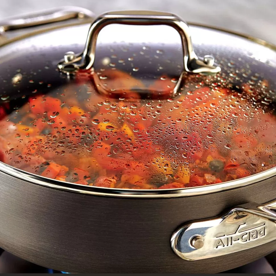 All-Clad Fry Pans & Skillets<Ha1 Hard Anodized Nonstick Cookware, 3 Piece Fry Pan Set, 8, 10 & 12 Inch