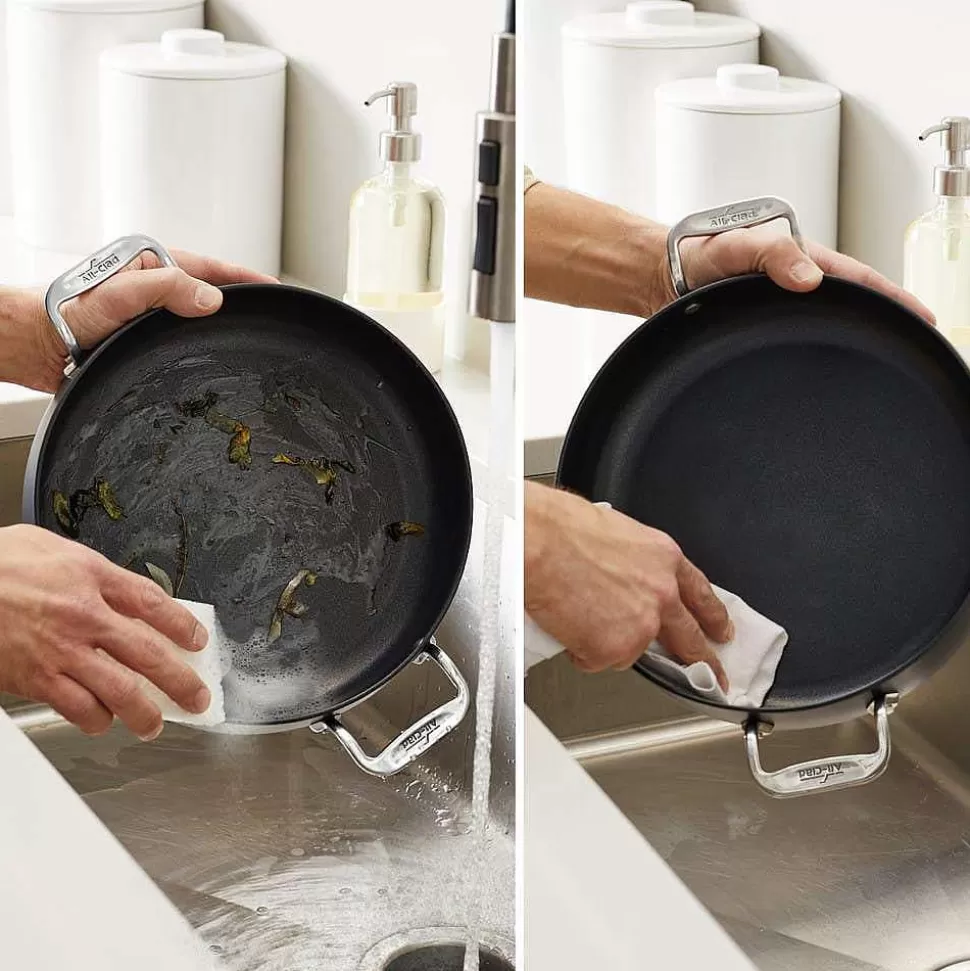 All-Clad Dutch Ovens<Ha1 Hard Anodized Nonstick Cookware, Dutch Oven With Acacia Wood Trivet & Spoon And Glass Lid, 6 Quart