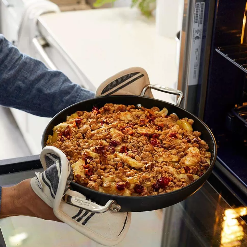 All-Clad Dutch Ovens<Ha1 Hard Anodized Nonstick Cookware, Dutch Oven With Acacia Wood Trivet & Spoon And Glass Lid, 6 Quart