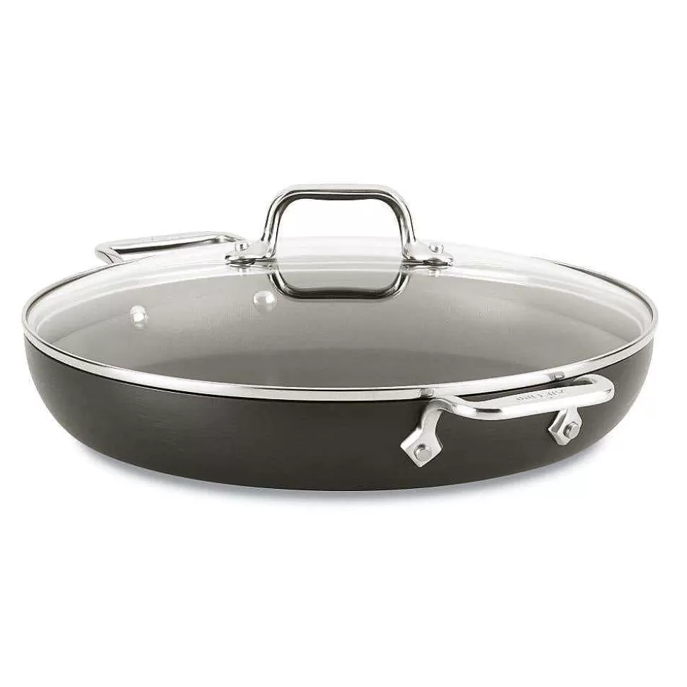 All-Clad Saute Pans<Ha1 Hard Anodized Nonstick Cookware, Everyday Pan With Lid, 12 Inch