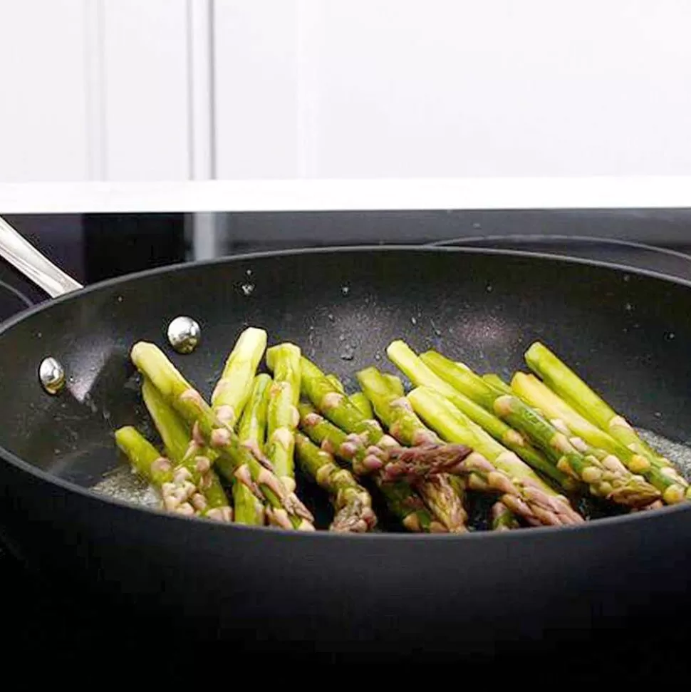 All-Clad Cookware Sets<Ha1 Hard Anodized Nonstick Cookware, Fry Pan Set, 8 Inch, 10 Inch With Lid, 12 Inch With Lid