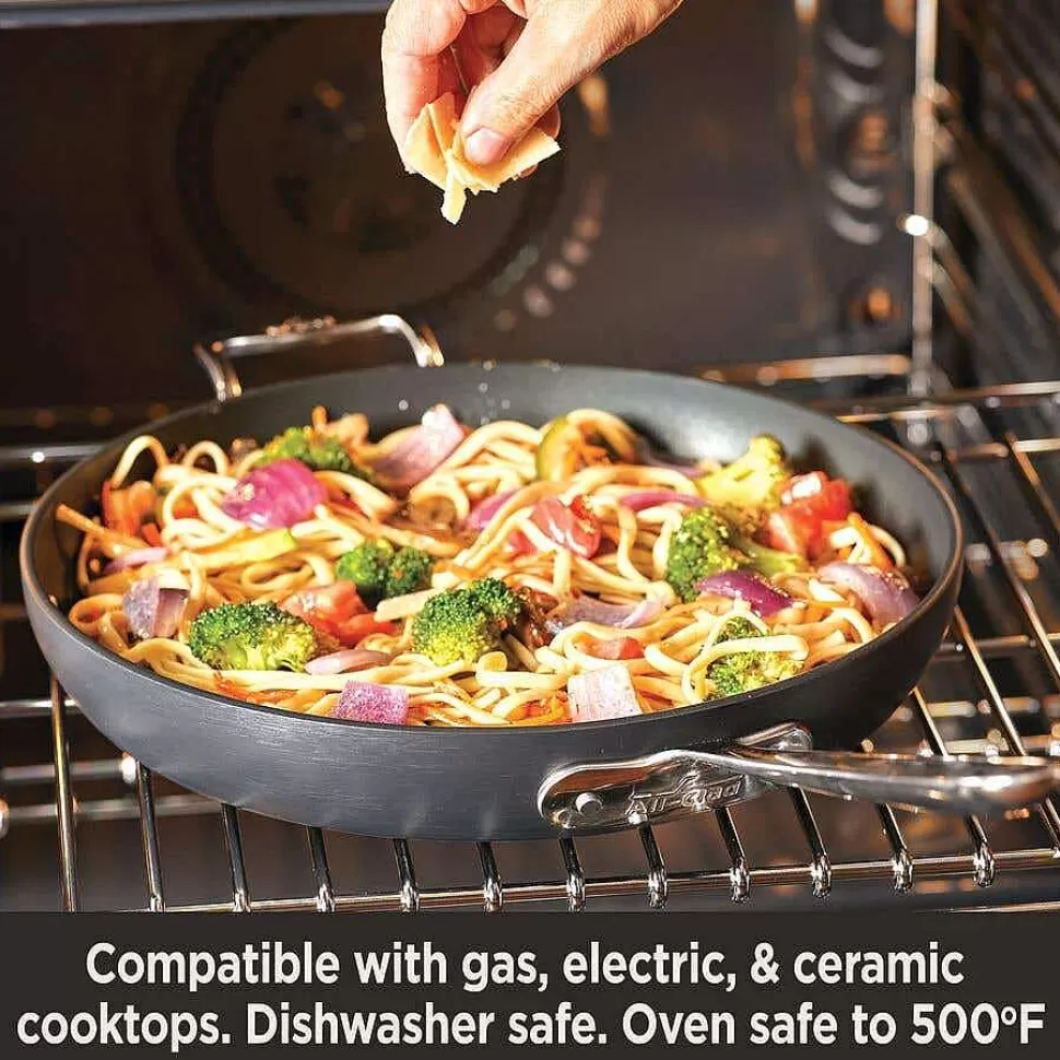 All-Clad Roasters<Ha1 Hard Anodized Nonstick Cookware, Roaster With Rack, 13 X 16 Inch