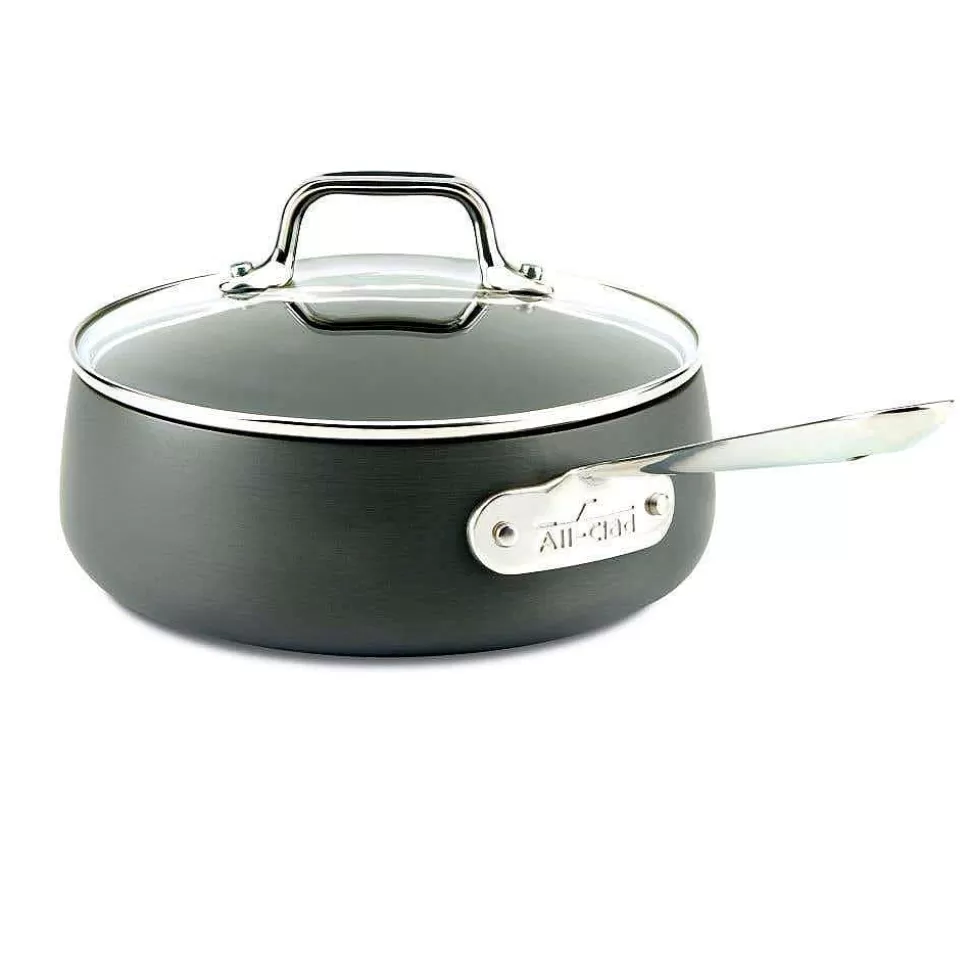 All-Clad Sauce Pans & Sauciers<Ha1 Hard Anodized Nonstick Cookware, Sauce Pan With Lid, 2.5 Quart
