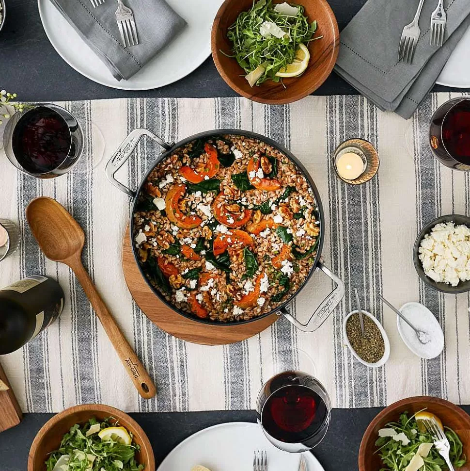 All-Clad Dutch Ovens<Ha1 Nonstick Dutch Oven With Acacia Wood Trivet & Spoon And Glass Lid, 6 Quart