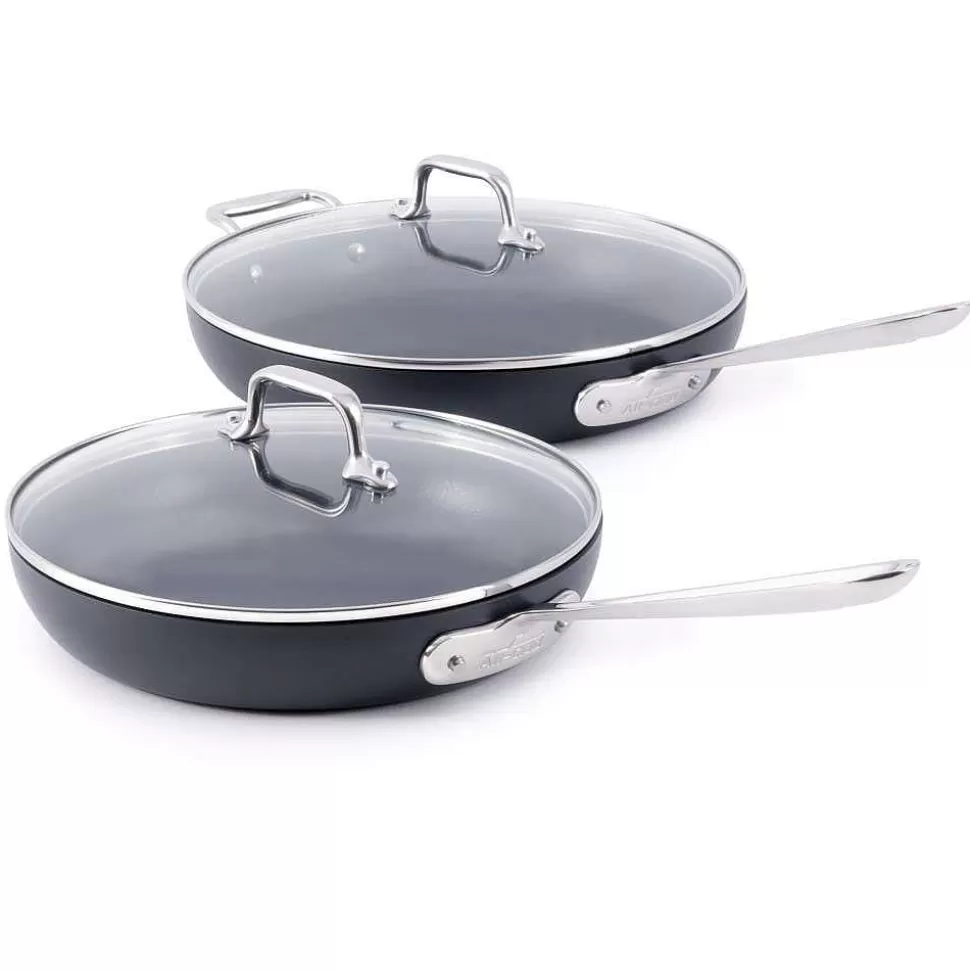 All-Clad Cookware Sets<Ha1 Nonstick Frypan Set With Lids, 10 And 12 Inch