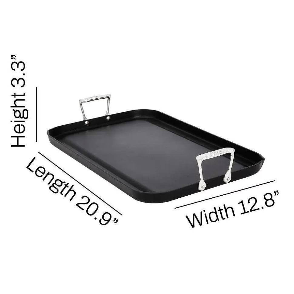 All-Clad Griddle & Grill Pans<Ns Pro Nonstick Cookware, Double Burner Griddle, 13 X 20 Inch