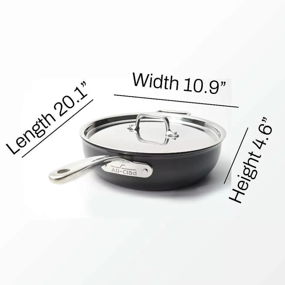 All-Clad Fry Pans & Skillets<Ns Pro Nonstick Cookware, Essential Pan, 4 Quart With Lid