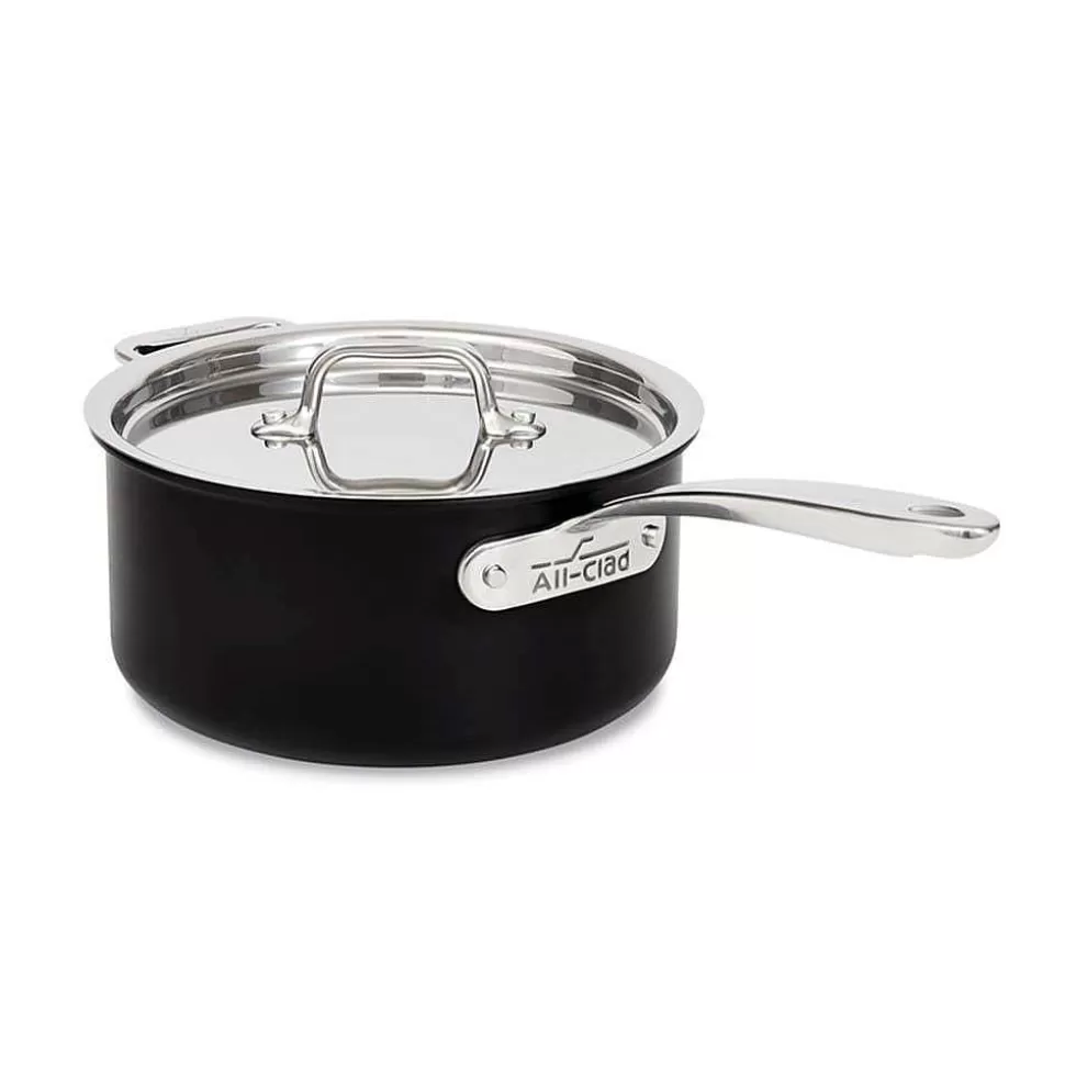 All-Clad Sauce Pans & Sauciers<Ns Pro Nonstick Cookware, Sauce Pan With Lid, 3.2 Quart