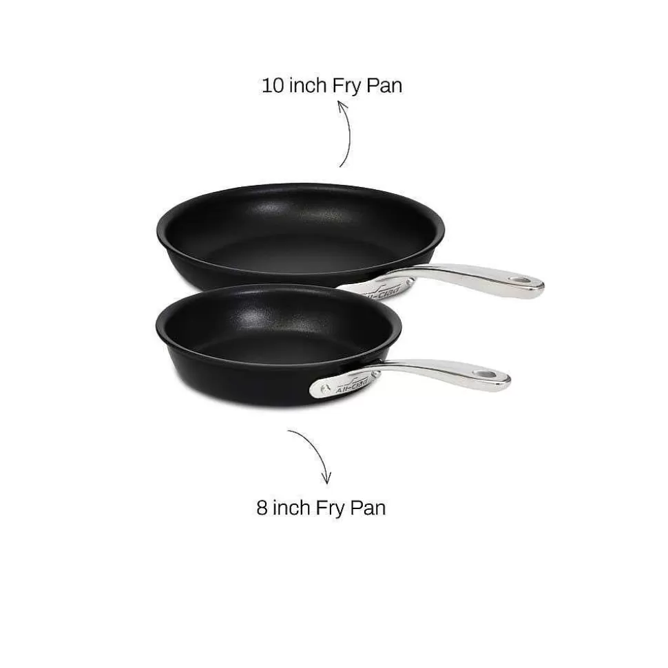 All-Clad Fry Pans & Skillets<Ns Pro Nonstick Cookware Set, 8 & 10 Inch Fry Pans