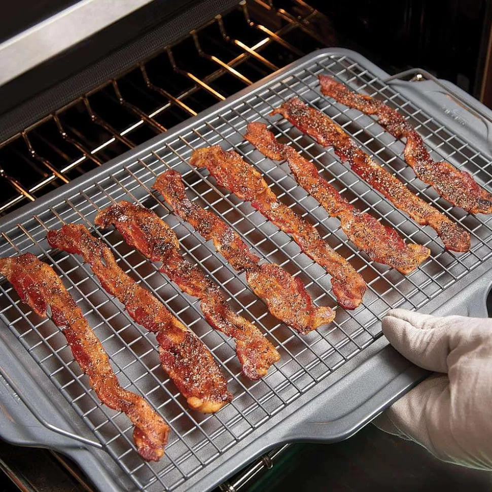 All-Clad Baking Pans<Pro-Release Nonstick Bakeware, Half Sheet Pan, 17 X 11.5 Inch