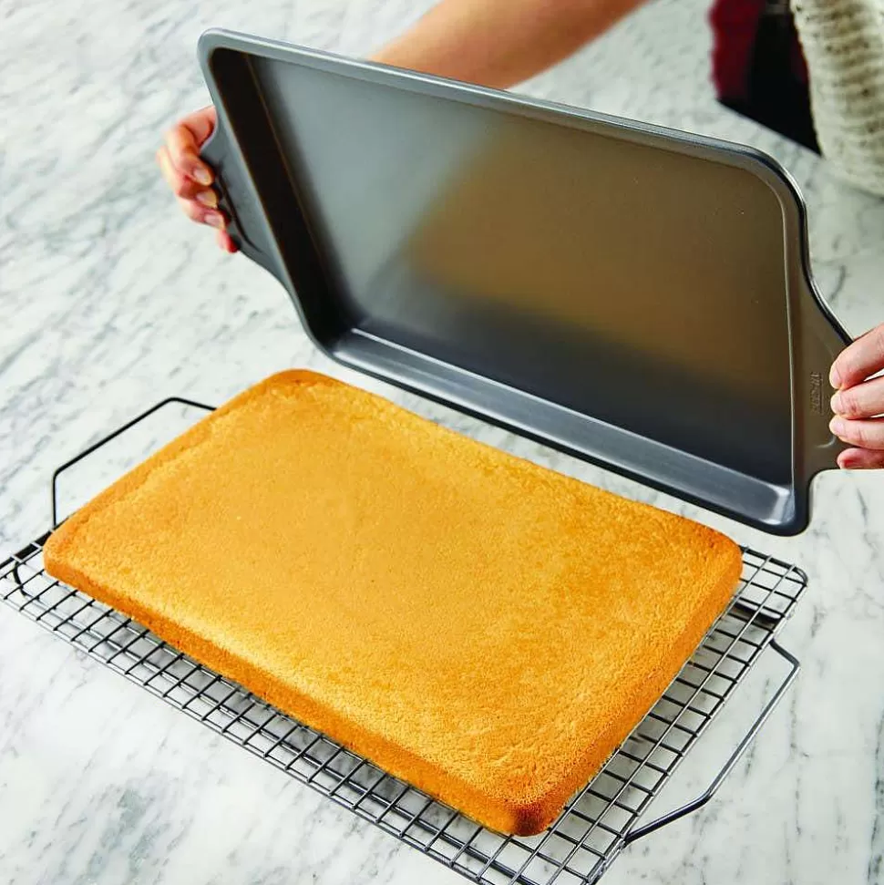 All-Clad Bakeware Sets<Pro-Release Nonstick Bakeware, Half Sheet Pan With Cooling Rack, 2 Piece Set